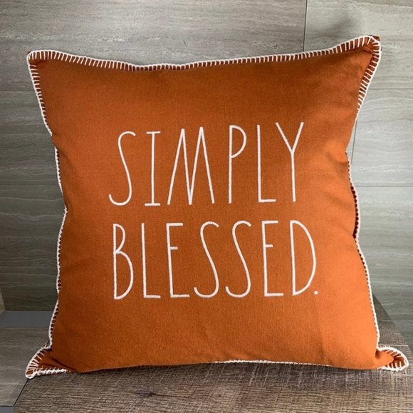 Rae Dunn Other - NWT Rae Dunn Simply Blessed 20 x 20 inch Pillow